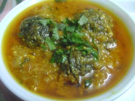 palak paneer kofta curry